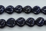 CNL932 15.5 inches 12*12mm heart natural lapis lazuli gemstone beads