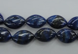 CNL951 15.5 inches 10*15mm marquise natural lapis lazuli gemstone beads