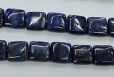 CNL961 15.5 inches 10*10mm square natural lapis lazuli gemstone beads