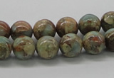 CNS02 16 inches 10mm round natural serpentine jasper beads wholesale