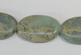 CNS243 15.5 inches 20*30mm oval natural serpentine jasper beads