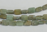 CNS253 15.5 inches 6*8mm rectangle natural serpentine jasper beads