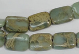 CNS255 15.5 inches 12*16mm rectangle natural serpentine jasper beads