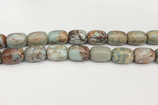 CNS313 15.5 inches 13*18mm drum serpentine jasper beads