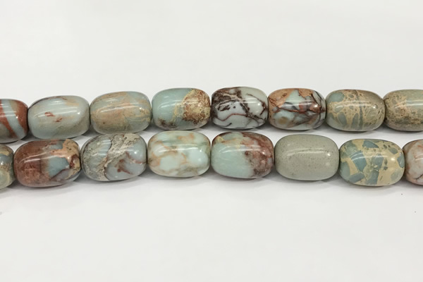 CNS314 15.5 inches 15*20mm drum serpentine jasper beads