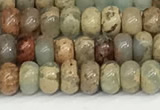 CNS323 15.5 inches 2.5*4mm rondelle serpentine jasper beads