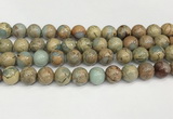 CNS334 15.5 inches 12mm round serpentine jasper beads wholesale