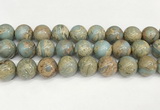 CNS338 15.5 inches 20mm round serpentine jasper beads wholesale