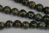 CNS501 15.5 inches 6mm round natural serpentine jasper beads