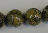 CNS508 15.5 inches 20mm round natural serpentine jasper beads