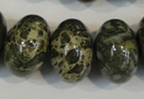 CNS517 15.5 inches 14*20mm rondelle natural serpentine jasper beads