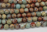 CNS61 15.5 inches 6mm round natural serpentine jasper beads