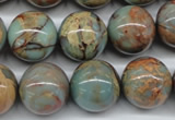 CNS67 15.5 inches 18mm round natural serpentine jasper beads