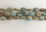 CNS725 15.5 inches 12*16mm oval serpentine jasper beads wholesale