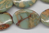 CNS96 15.5 inches 22*30mm oval natural serpentine jasper beads