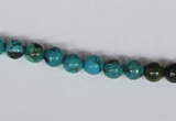 CNT02 16 inches 6mm round natural turquoise beads wholesale