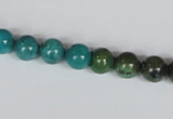 CNT03 16 inches 8mm round natural turquoise beads wholesale