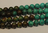 CNT102 15.5 inches 5.5mm - 6mm round natural turquoise beads wholesale