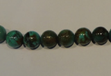 CNT104 15.5 inches 8mm round natural turquoise beads wholesale