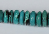 CNT11 16 inches multi-size rondelle natural turquoise beads wholesale