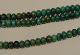 CNT110 15.5 inches 3*5mm rondelle natural turquoise beads wholesale