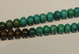 CNT111 15.5 inches 4*7mm rondelle natural turquoise beads wholesale