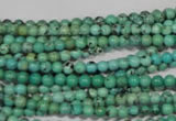 CNT201 15.5 inches 3mm round natural turquoise beads wholesale