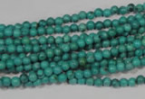 CNT202 15.5 inches 3mm round natural turquoise beads wholesale