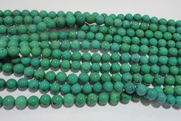 CNT209 15.5 inches 10mm round natural turquoise beads wholesale