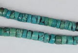 CNT22 16 inches 3-6mm heishi natural turquoise beads wholesale