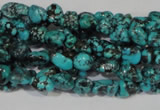 CNT240 15.5 inches 4*5mm - 5*8mm nuggets natural turquoise beads