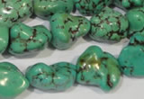 CNT244 15.5 inches 12*16mm - 15*20mm nuggets natural turquoise beads