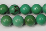 CNT355 15.5 inches 14mm round turquoise beads wholesale