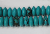 CNT364 15.5 inches 5*12mm rondelle turquoise beads wholesale