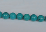 CNT39 16 inches 4mm round turquoise beads wholesale