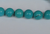 CNT40 16 inches 6mm round turquoise beads wholesale