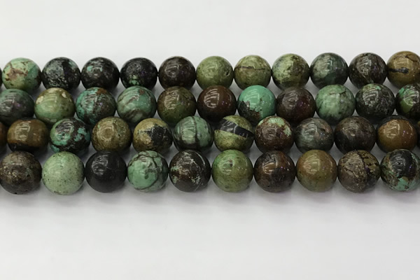 CNT413 15.5 inches 12mm round natural turquoise beads wholesale