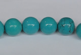 CNT42 16 inches 10mm round turquoise beads wholesale