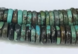 CNT504 15.5 inches 3*6mm - 4*10mm nuggets turquoise gemstone beads