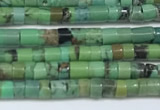 CNT525 15.5 inches 3mm - 3.5mm heishi turquoise gemstone beads