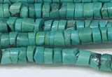 CNT530 15.5 inches 4mm - 4.5mm heishi turquoise gemstone beads