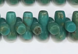 CNT535 15.5 inches 3*9mm turquoise gemstone beads