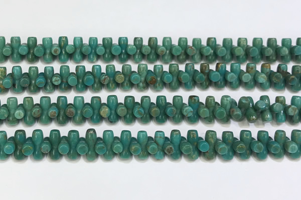 CNT535 15.5 inches 3*9mm turquoise gemstone beads