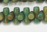 CNT536 15.5 inches 3*9mm turquoise gemstone beads