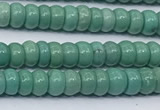 CNT541 15.5 inches 2*4mm - 3*4mm rondelle turquoise gemstone beads