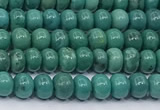 CNT542 15.5 inches 2.5*4mm - 3.5*4mm rondelle turquoise gemstone beads