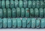 CNT543 15.5 inches 3*6mm rondelle turquoise gemstone beads