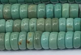 CNT544 15.5 inches 3*6mm heishi turquoise gemstone beads