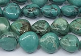 CNT546 15.5 inches 8mm triangle turquoise gemstone beads