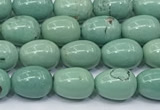 CNT565 15.5 inches 6*8mm teardrop turquoise gemstone beads